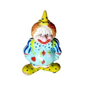 Charles Fazzino 1983 Clown Piggy Bank -Vintage Collectible Pop Art